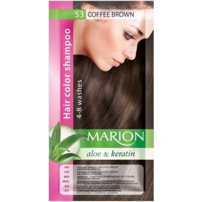 Marion tónovací šampon 53 kávově hnědá – Zboží Mobilmania