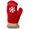 JK ANIMALS plyšová rukavice X-Mas plyšová pískací vánoční pro psy 16 cm