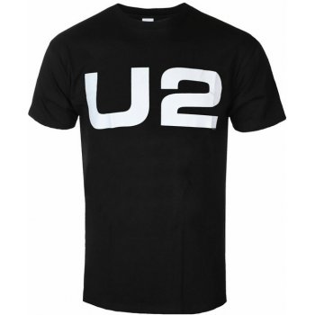 Tričko pánské U2 Logo Black Rock off U2TS01MB