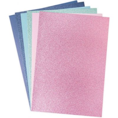 Sizzix Třpytivý papír sada A4 mix barev 250g/m2 60ks – Zboží Dáma