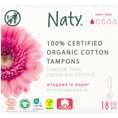Naty dámské tampóny mini 18 ks – Zboží Dáma