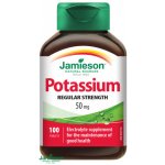 Jamieson Potassium 50 mg 100 tablet – Hledejceny.cz