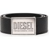 Pásek Diesel opasek LOGO B-GRAIN II belt černá
