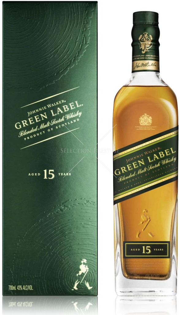 Johnnie Walker Green 15y 43% 0,7 l (karton)