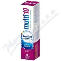 Revital Multi Malina šumivé tablety 20 ks
