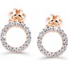 Náušnice Cutie Diamonds luxusní z růžového zlata s brilianty DZ60240-30-00-X-4