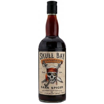 Skull Bay Dark Spiced Cinnamon 37,5% 0,7 l (holá láhev)