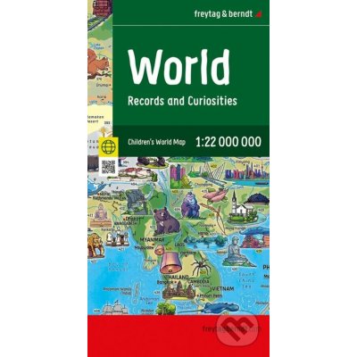 Mapa světa pro děti 1:22 000 000 / složená mapa - - – Hledejceny.cz
