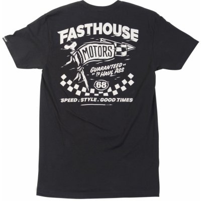 Fasthouse All Out Tee Black – Zboží Mobilmania