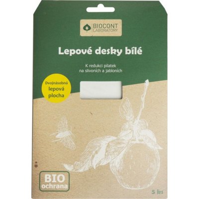 Biocont Bio lepové desky na ŠVESTKY a JABLONĚ bílé 5 ks – Zboží Mobilmania