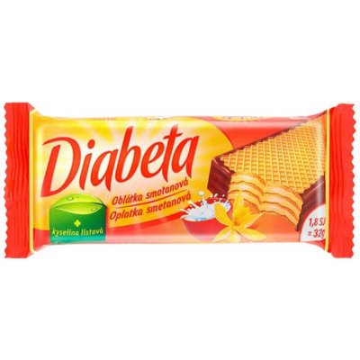 Diabeta Oplatka smetanová DIA 32 g – Sleviste.cz