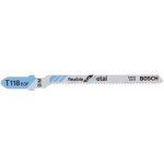 Bosch 2608636231 Pilový plátek do kmitací pily T 118 EOF Flexible for Metal – Hledejceny.cz