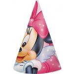 Cakesicq Párty papírová čepička růžová Minnie 6ks – Zboží Dáma