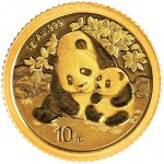 China Mint / Shanghai Mint Zlatá mince 10 Yuan China Panda 1 g – Sleviste.cz