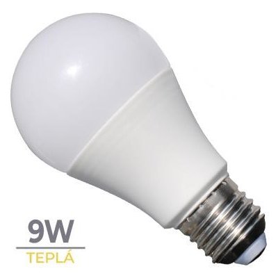 HEDA LED žárovka koule E27 9W 806lm Teplá bílá 3000K – Zboží Živě