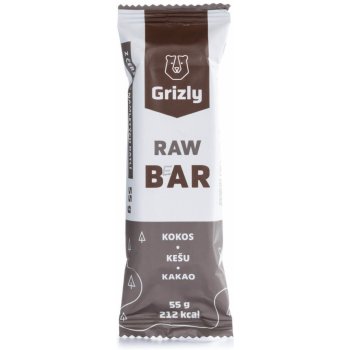 GRIZLY RAW Bar 15 x 55 g