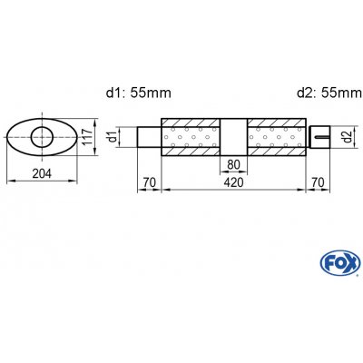 FOX UNI-K52542055s – Hledejceny.cz