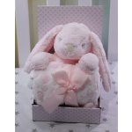 Bobobaby Deka dětská a hračka růžový zajíček – Hledejceny.cz