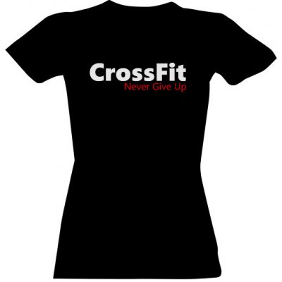 tričko s potiskem Crossfit černé – Zbozi.Blesk.cz