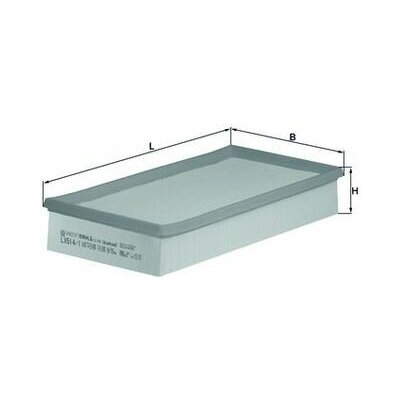 KNECHT Vzduchový filtr LX5141 – Hledejceny.cz
