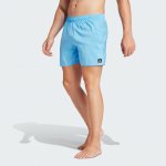 adidas plavecké šortky Solid CLX Short-Length bílo modré – Zboží Dáma