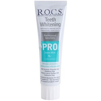 R.O.C.S. Pro Sweet Mint jemná bělicí zubní pasta (Fluoride Free, Parabens Free, Sulfate Free, Colorants Free) 100 ml