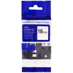 PRINTLINE kompatibilní páska s Brother TZE-641, TZ-641, 18mm, černý tisk/žlutý podklad PLTB14 – Zboží Živě