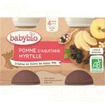 Babybio Jablko borůvky 2 x 130 g – Zboží Dáma
