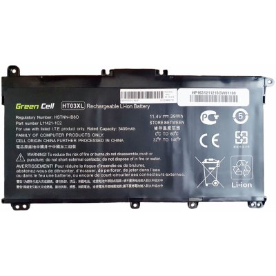 Green Cell HP163 3400 mAh baterie - neoriginální – Hledejceny.cz