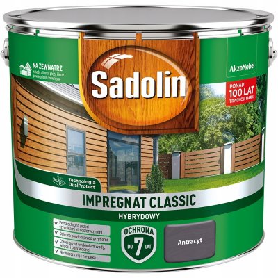 Sadolin Impregnace na dřevo 9 l Antracit – Zboží Mobilmania