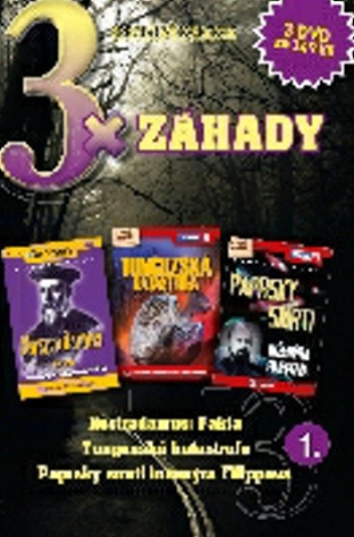 3x záhady 1: Nostradamus: fakta + tunguzská katastrofa + paprsky smrti inženýra filippova , 3 pošetka DVD