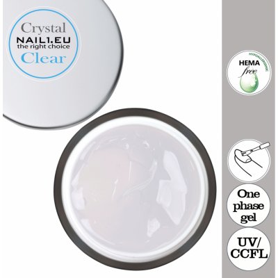 Nail1 Crystal Clear UV/CCFL hustý jednofázový gel 110 ml – Zbozi.Blesk.cz