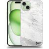 Pouzdro a kryt na mobilní telefon Apple Pouzdro Picasee ULTIMATE CASE MagSafe Apple iPhone 15 Plus - White marble