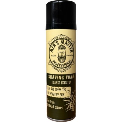 Men’s Master Professional pěna na holení se zeleným čajem a aloe vera pro citlivou pokožku 200 ml – Zboží Dáma