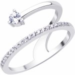 Bruno dvojitý prsten se zirkony Y0020 – Sleviste.cz