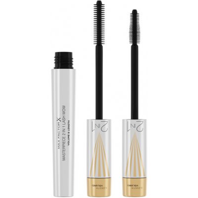 Max Factor Masterpiece 2 In 1 Lash Wow objemová a prodlužující řasenka Black 7 ml – Sleviste.cz