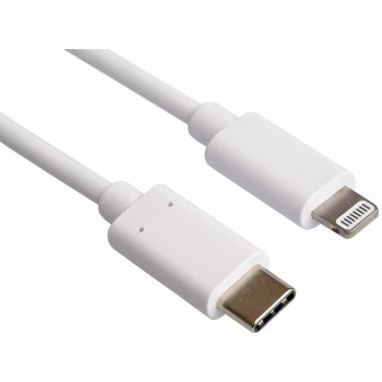QiiM DK-4 USB-C - Lightning Hi-Speed 480 Mb/s, 1m, bílý