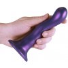 Dilda Ouch! Ultra Soft Silicone Curvy G-Spot Dildo 7"/17 cm Purple