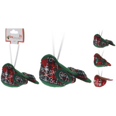 Vánoční ozdoba PS ptáček 12 cm mix 1ks – Hledejceny.cz