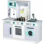 Ecotoys Dětská dřevěná kuchyňka XXL s příslušenstvím – Hledejceny.cz