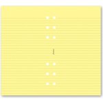 Filofax Poznámkový papír, linkovaný žlutý formát A6 – Zboží Živě