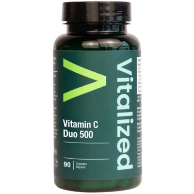 Vitalized Vitamin C Duo 500 90 kapslí 500 mcg – Hledejceny.cz