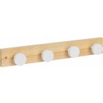 Casa Selección Anillos 40 x 5,5 x 6 cm bílý/přírodní – Hledejceny.cz