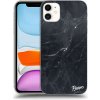 Pouzdro a kryt na mobilní telefon Apple Pouzdro Picasee silikonové Apple iPhone 11 - Black marble čiré