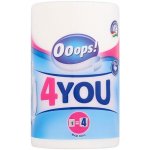 Ooops! 4You Kuchyňské utěrky 2vrstvé 200 útržků 1 role – Sleviste.cz