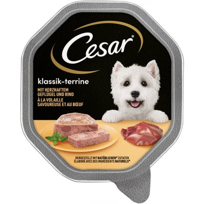 Cesar Terrine s drůbežím a hovězím 14 x 150 g – Zboží Mobilmania