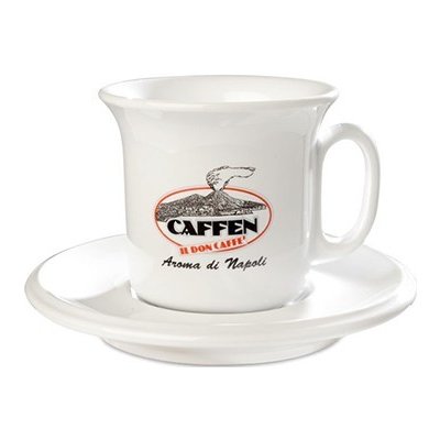 Caffen hrnek s podšálkem na kávu cappuccino 180 ml