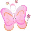 Dětský karnevalový kostým Arpex Párty převlek Motýl křídla s hůlkou 434883