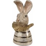 Dekorace busta králík se zlatou patinou 10*10*20 cm – Hledejceny.cz