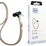 Šňůrka na telefon 3mk EasyClip Elite – béžová – Zboží Živě